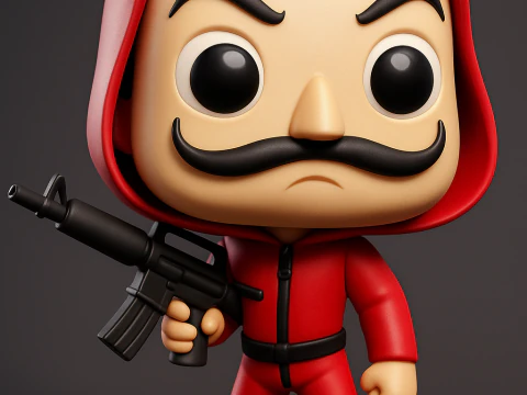 Il furto di soldi - La Casa de Papel Modello di stampa 3D