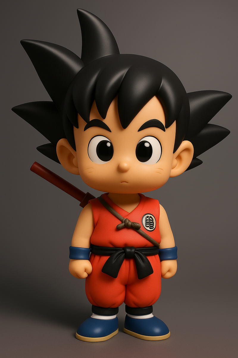 Dragon Ball Z Kid Goku 3D 프린트 모델 .c4d .max .obj .3ds .fbx .stl .blend