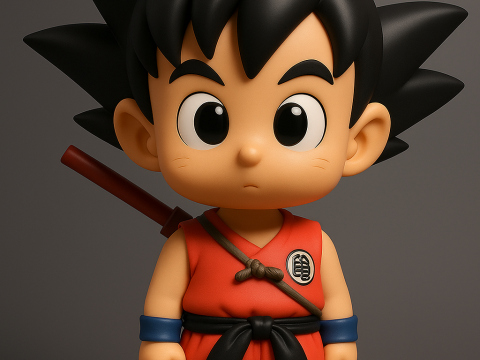 Dragon Ball Z Kid Goku 3D 프린트 모델