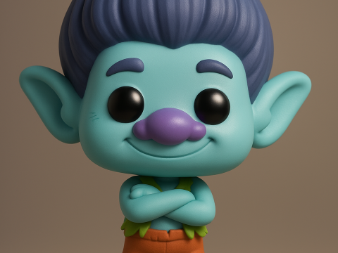 Trolls World Tour Branch Modelo de impresión 3D