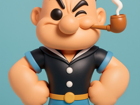 Popeye 3D 프린트 모델