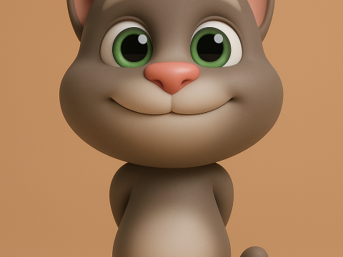 Talking Tom Modèles 3D en vedette