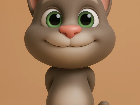 Sprechender Tom 3D Druckmodell