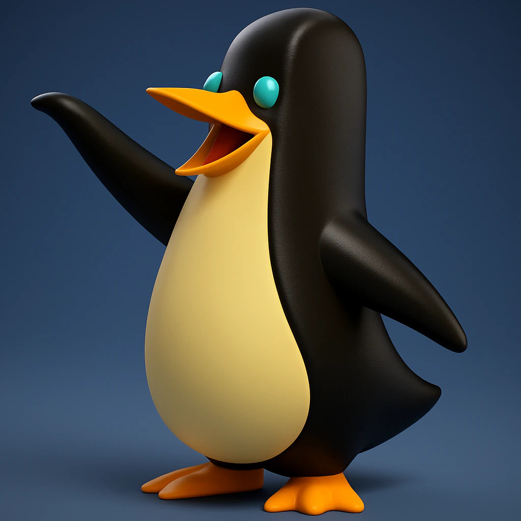Henry Penguin - Oswald Cartoon 3D Print Model .c4d .max .obj .3ds .fbx .stl .blend