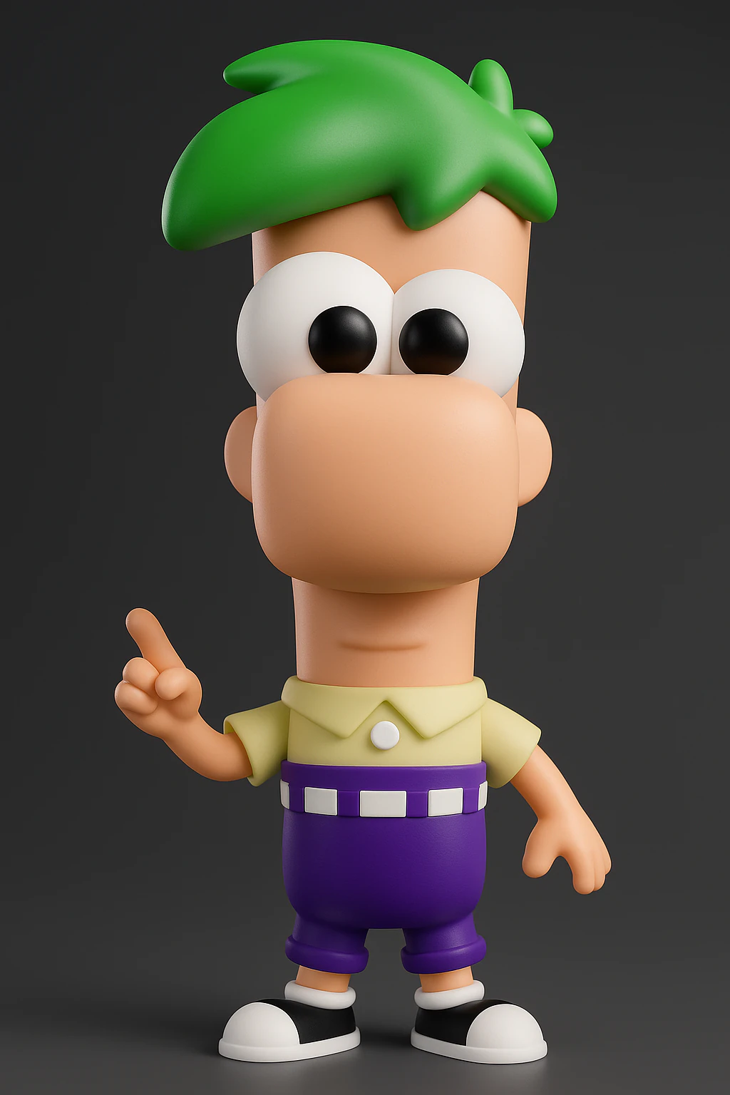 Ferb Cartoon 3D Print Model .c4d .max .obj .3ds .fbx .stl .blend 