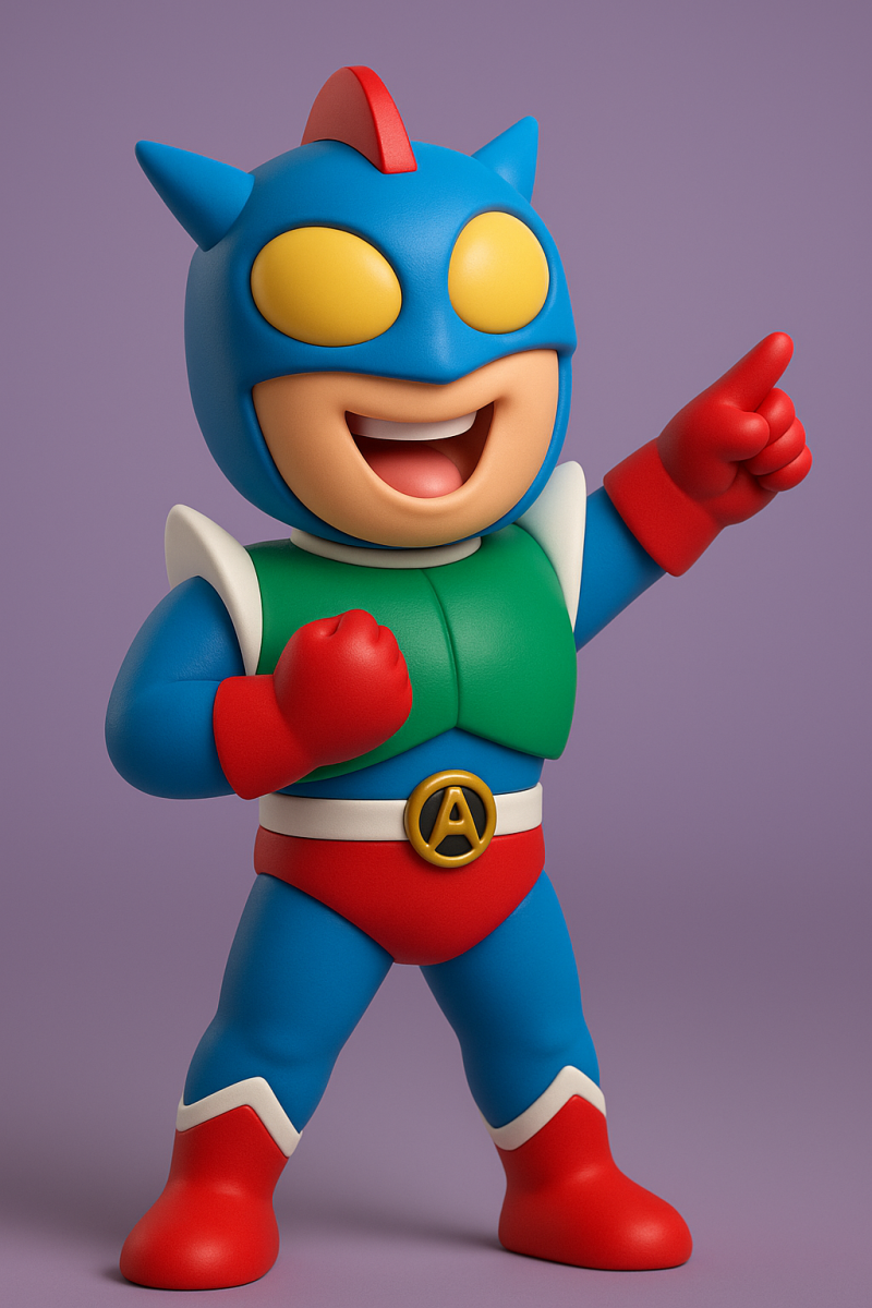 Action Kamen 3D Принт Модель .c4d .max .obj .3ds .fbx .stl .blend 