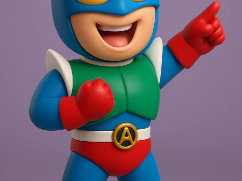 Aktion Kamen 3D Druckmodell