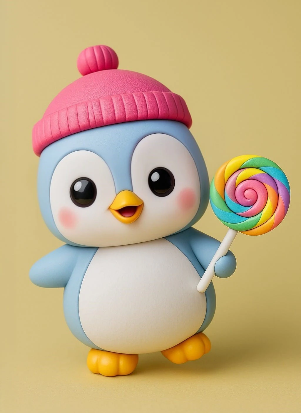 Kawaii Penguin 3D Print Model .c4d .max .obj .3ds .fbx .stl .blend 