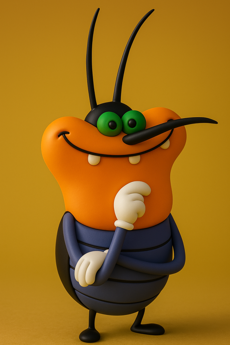 Dee Dee from Oggy and the Cockroaches Modello di stampa 3D .c4d .max .obj .3ds .fbx .stl .blend 