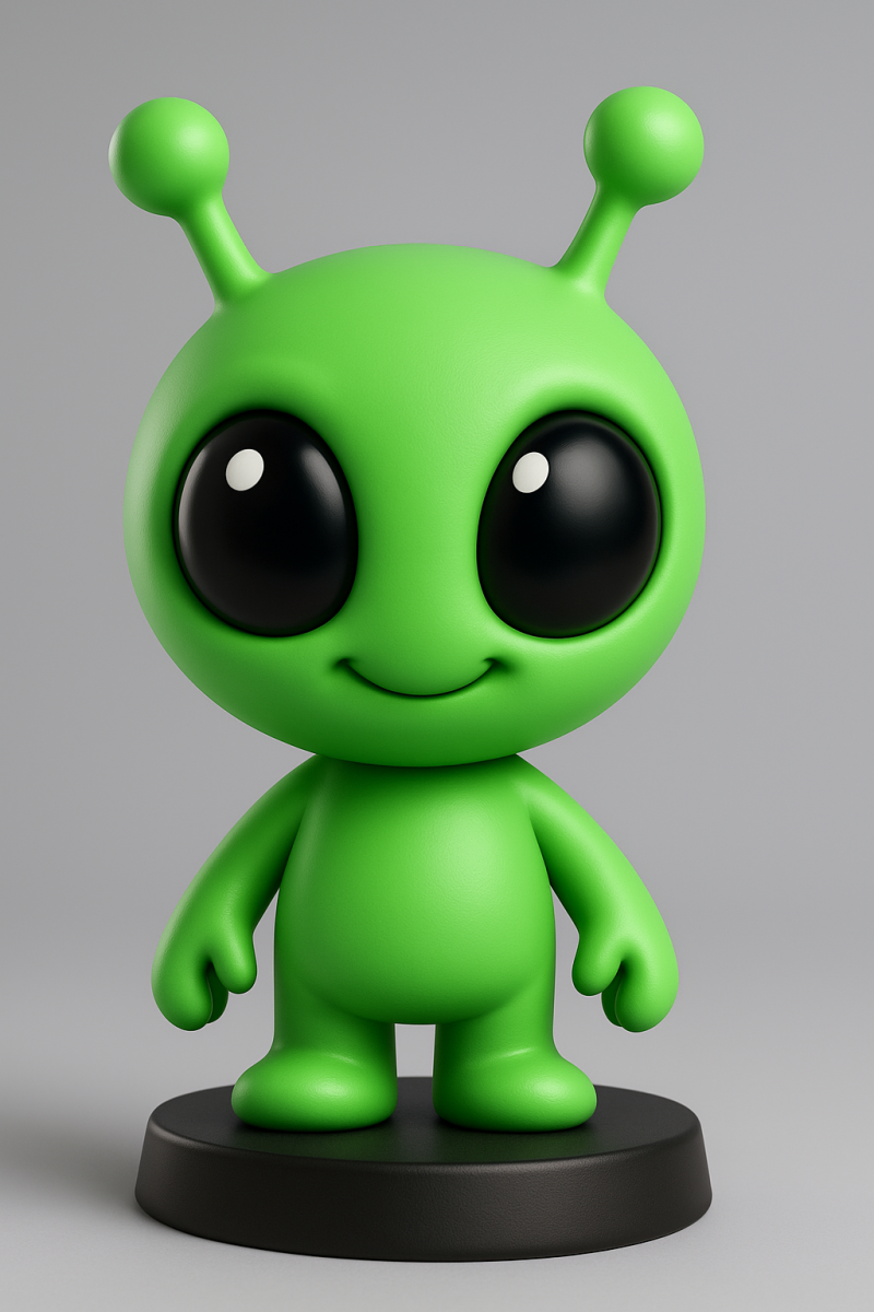 Extraterrestre Kawaii Modèles 3D en vedette .c4d .max .obj .3ds .fbx .stl .blend 