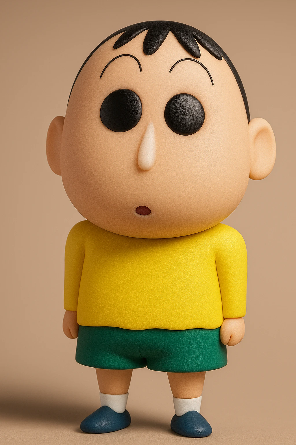 Bo-chan from Shinchan 3D Print Model .c4d .max .obj .3ds .fbx .stl .blend 