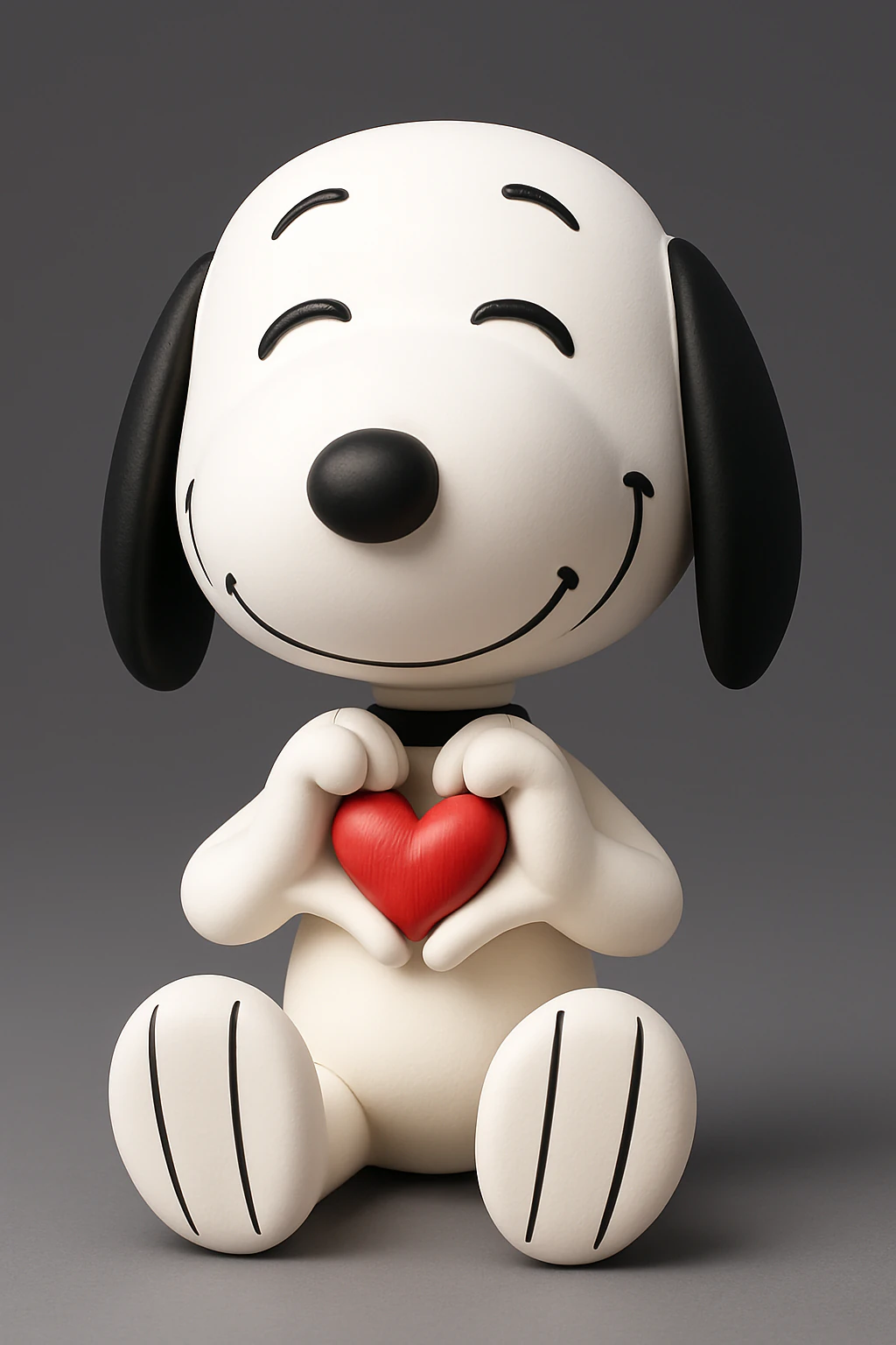 Valentines Day Snoopy - Peanuts 3D Print Model .c4d .max .obj .3ds .fbx .stl .blend 