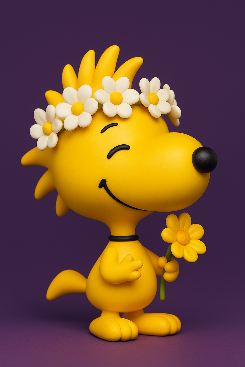Woodstocks Peanuts Summer Vibe 3D 프린트 모델 .c4d .max .obj .3ds .fbx .stl .blend