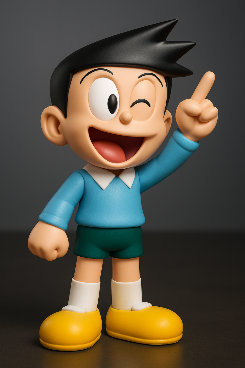 Suneo - Doremon Modelo de impresión 3D .c4d .max .obj .3ds .fbx .stl .blend