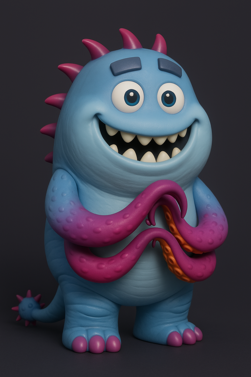 Thaddeus Bile - Monsters Inc 3D प्रिंट मॉडल .c4d .max .obj .3ds .fbx .stl .blend