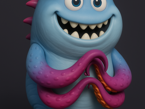 Thaddeus Bile - Monsters Inc 3D Baskı Modeli