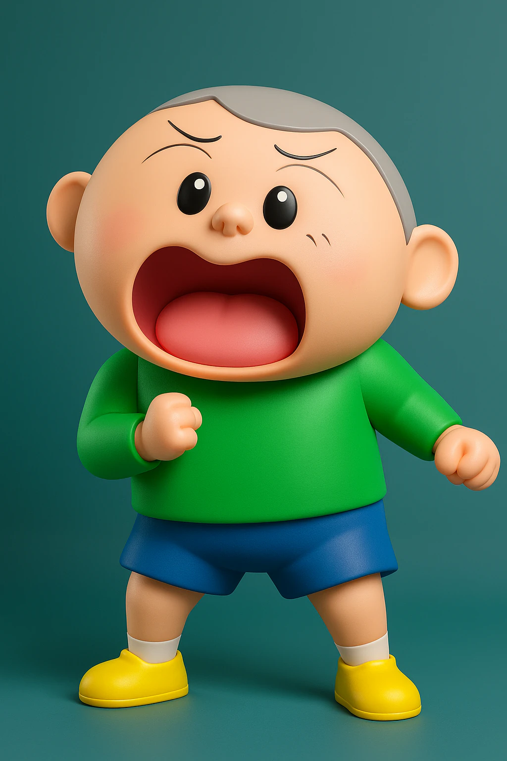 Masao Sato - Shinchan 3D Print Model .c4d .max .obj .3ds .fbx .stl .blend 