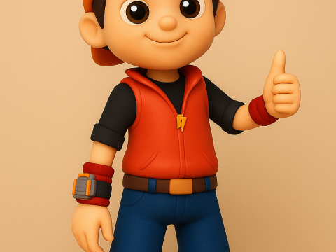 BoBoiBoy 3D Baskı Modeli