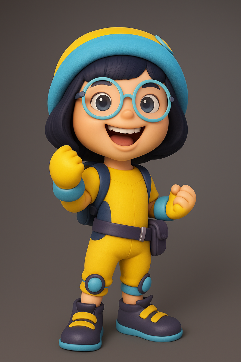 Ying from BoBoiBoy 3D 打印模型 .c4d .max .obj .3ds .fbx .stl .blend