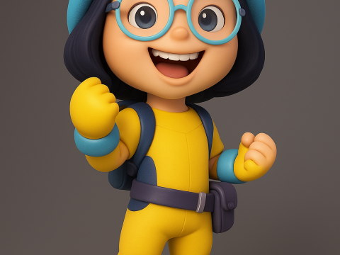 Ying from BoBoiBoy Modèles 3D en vedette