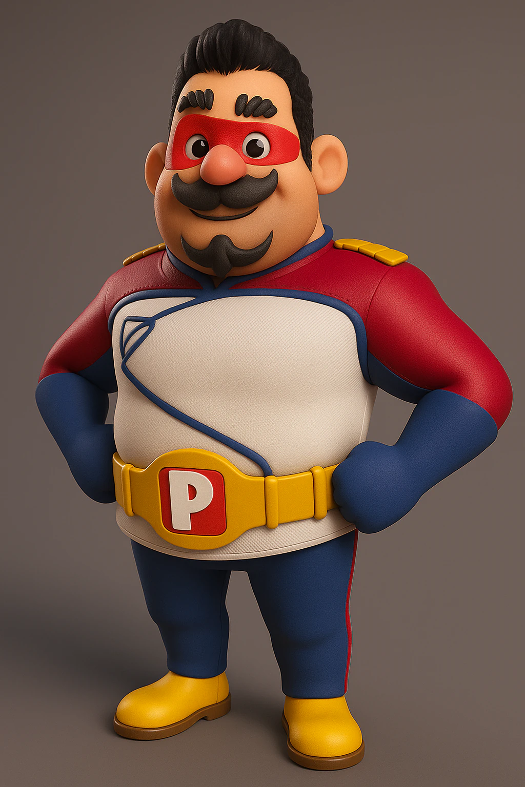 Papa Zola from BoBoiBoy 3D Print Model .c4d .max .obj .3ds .fbx .stl .blend