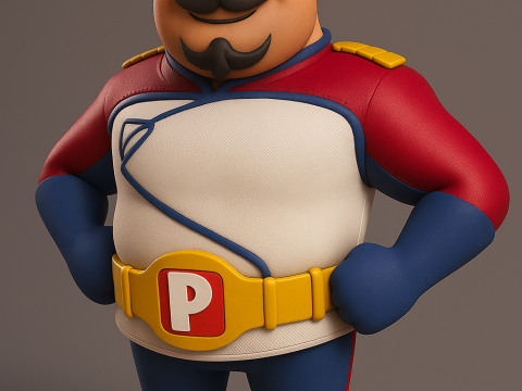 Papa Zola from BoBoiBoy Modèles 3D en vedette