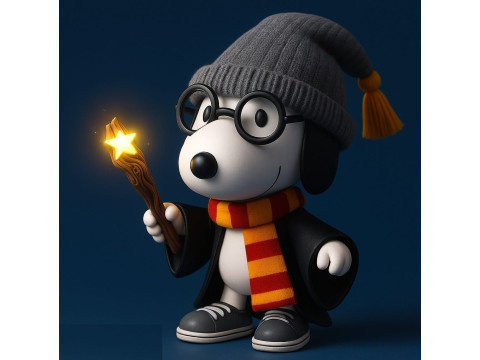 Harry Potter Snoopy 3D Baskı Modeli