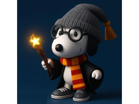 해리포터 스누피 3D 프린트 모델