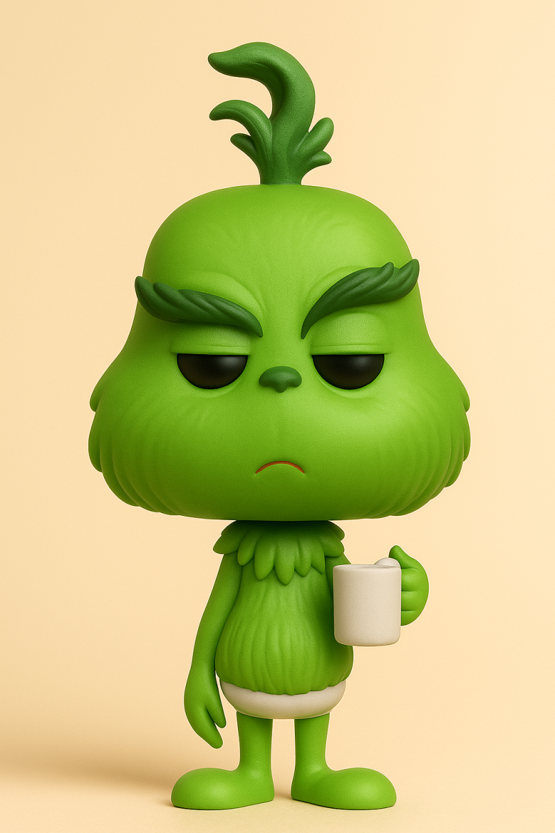 Grinch Vinyl Modello di stampa 3D .c4d .max .obj .3ds .fbx .stl .blend 