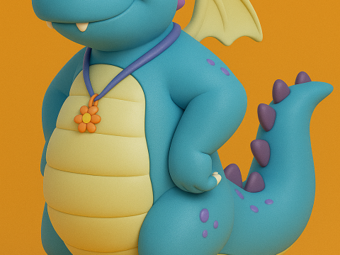 Ord from Dragon Tales 3D Druckmodell