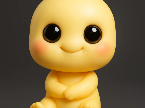 Gelukkig plantje 3D printmodel