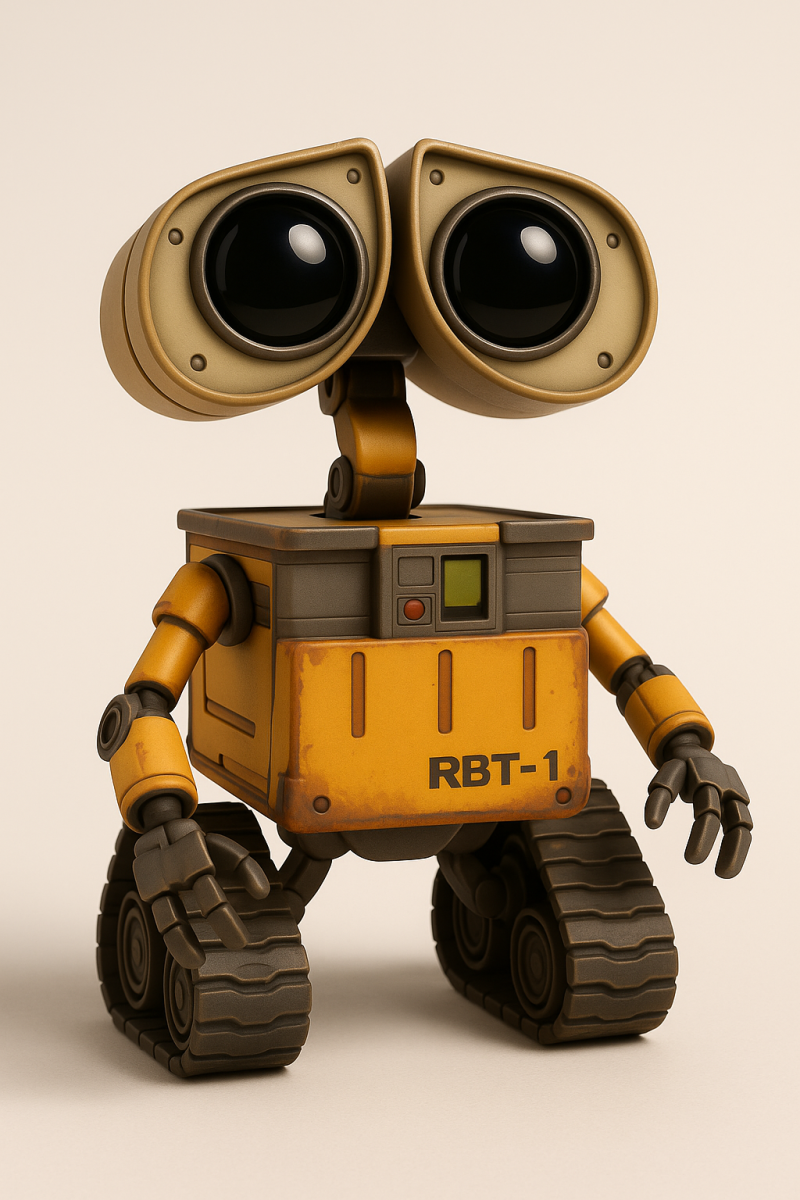 Wall-E 3D Druckmodell .c4d .max .obj .3ds .fbx .stl .blend