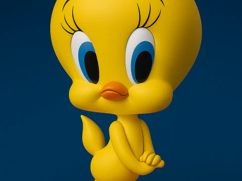 Tweety Bird von Looney Tunes 3D Druckmodell