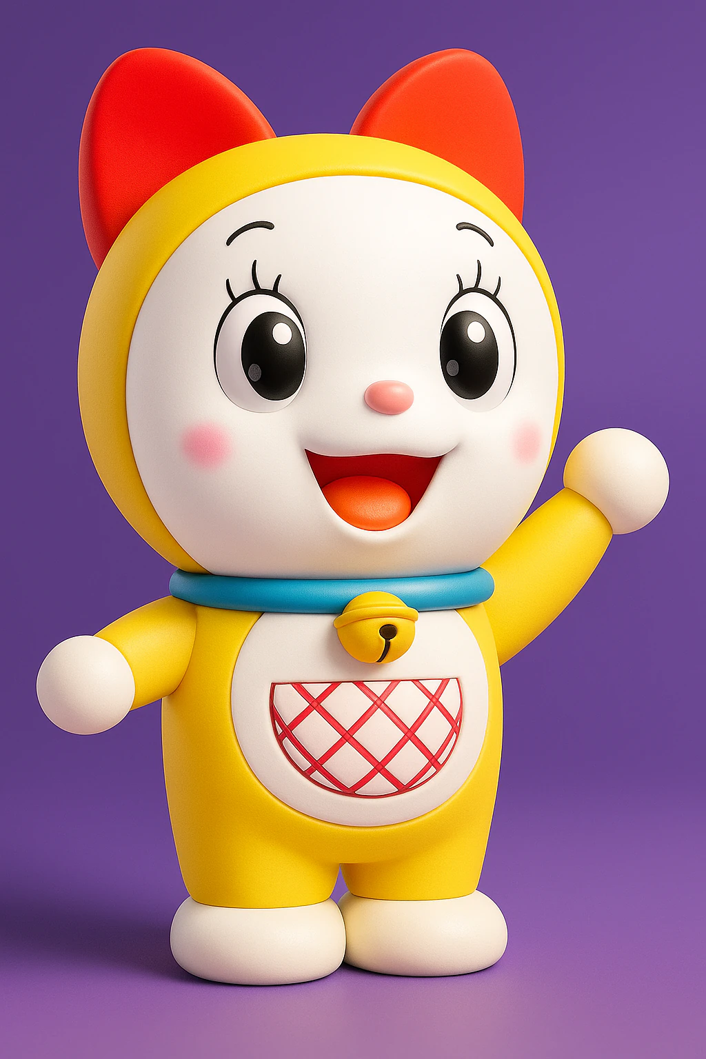 Doraemon Dorami 3D Print Model .c4d .max .obj .3ds .fbx .stl .blend