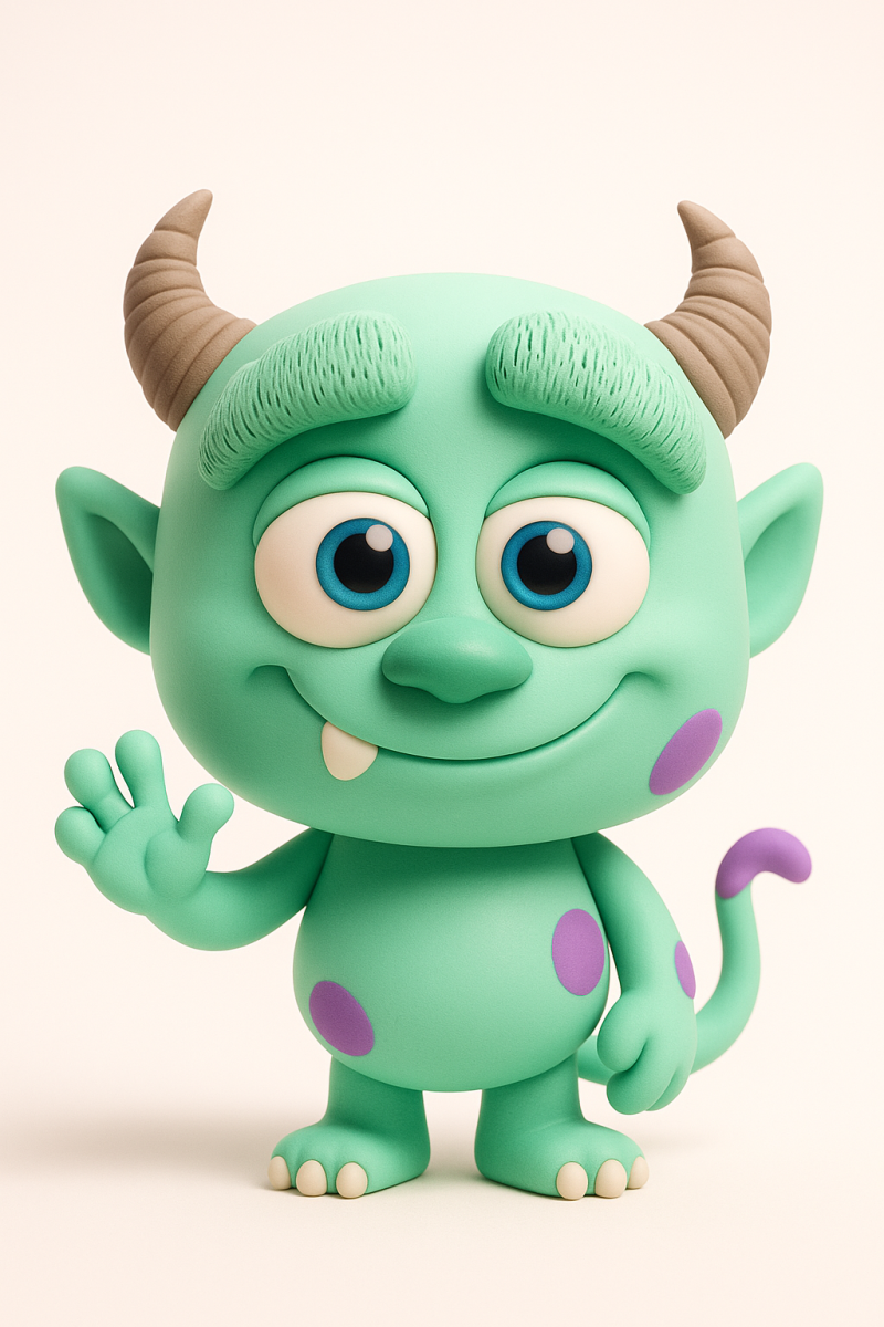 James P Sullivan From Monsters University 3D Druckmodell .c4d .max .obj .3ds .fbx .stl .blend