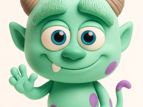 James P Sullivan From Monsters University 3D Принт Модель
