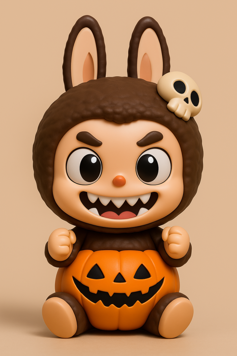 Labubu Halloween Pumpkin 3D Print Model .c4d .max .obj .3ds .fbx .stl .blend 