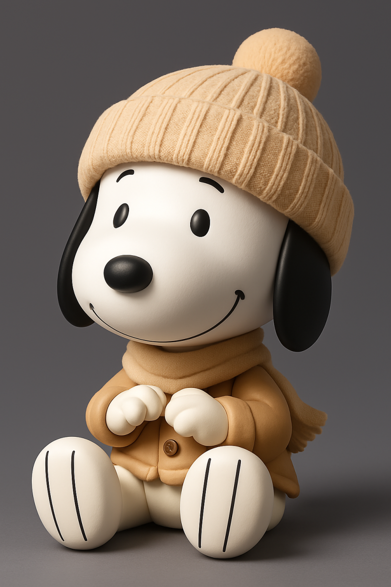 Cozy Winter Snoopy Modelo de Impressão 3D .c4d .max .obj .3ds .fbx .stl .blend