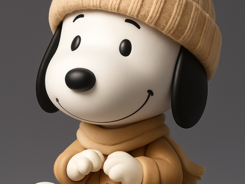 Cozy Winter Snoopy 3D Принт Модель