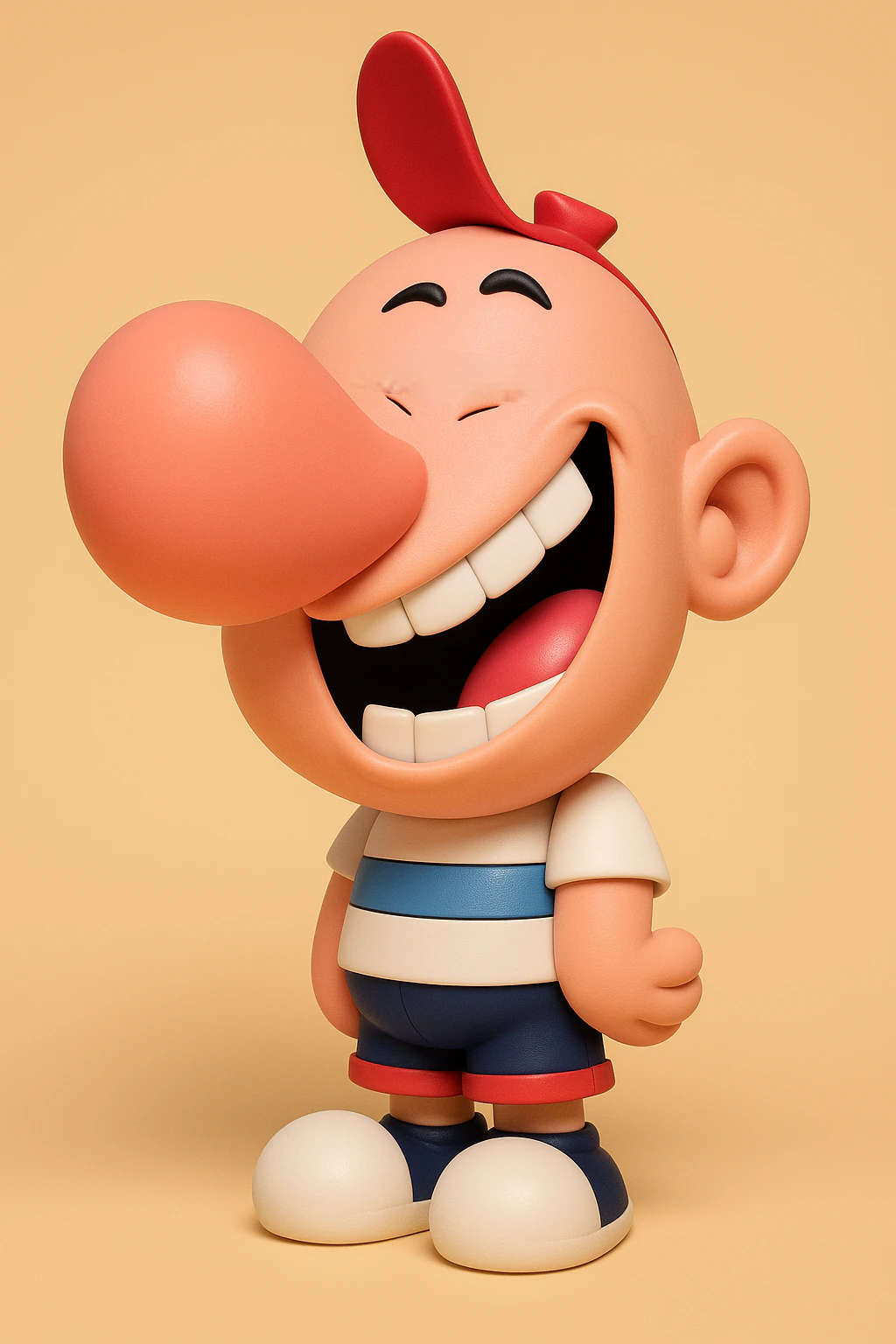 Billy From The Grim Adventures of Billy and Mandy 3D Print Model .c4d .max .obj .3ds .fbx .stl .blend