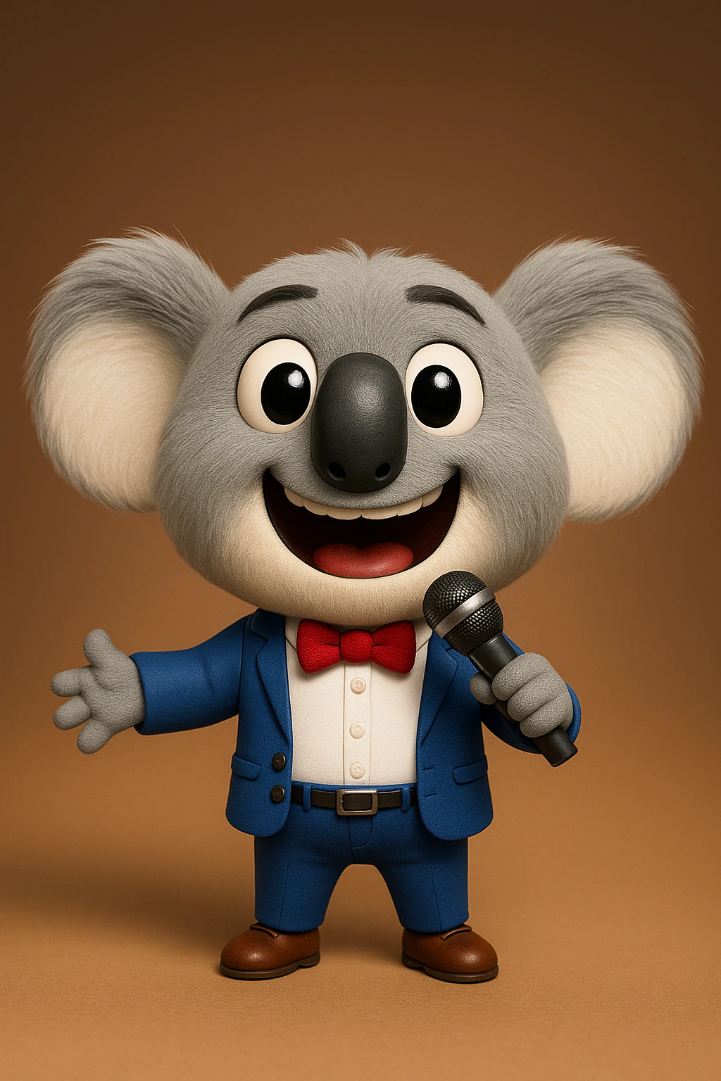 Buster Moon from Sing 3D Print Model .c4d .max .obj .3ds .fbx .stl .blend 