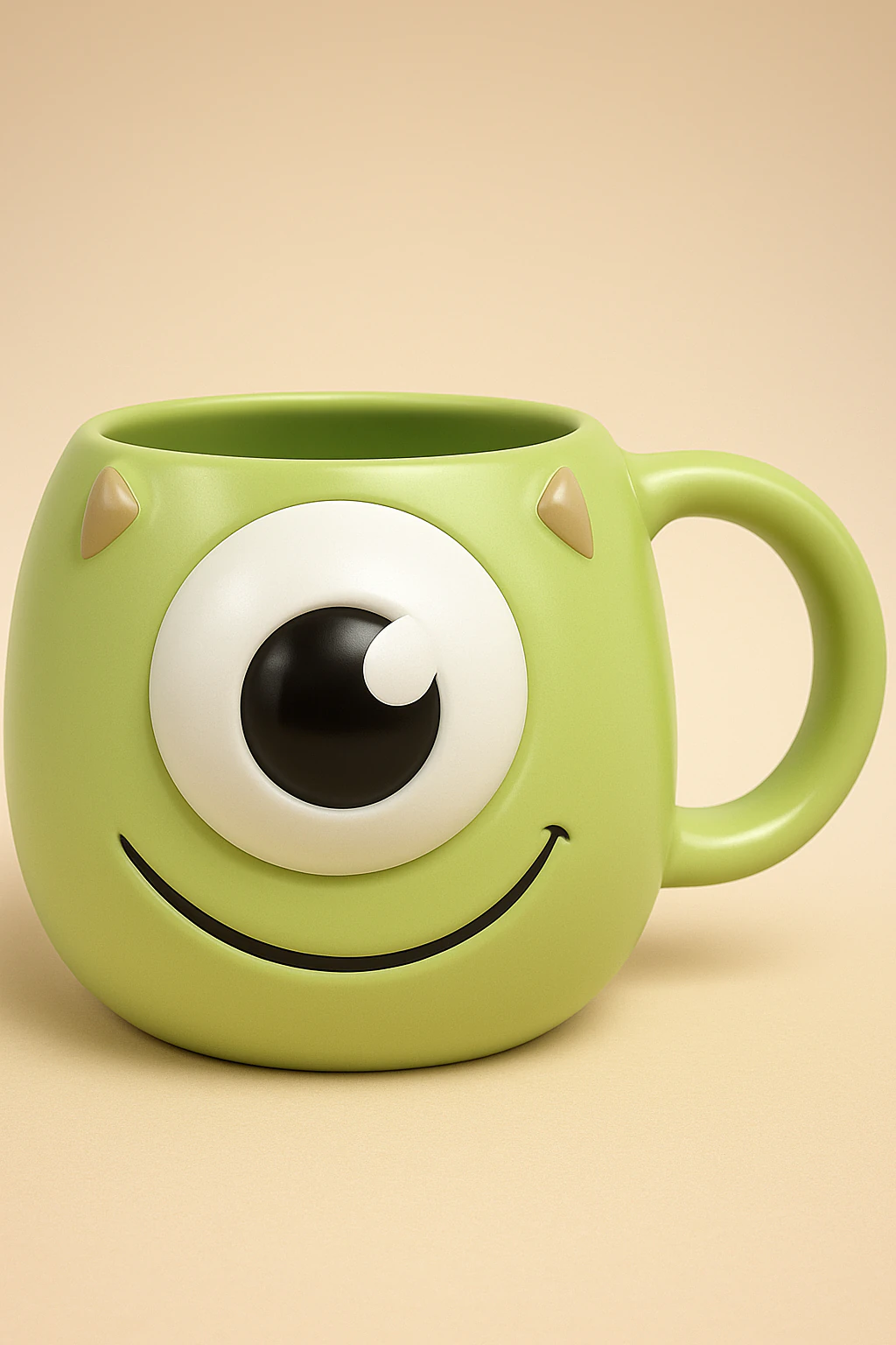 Monsters Mike Wazowski Mug 3D Print Model .c4d .max .obj .3ds .fbx .stl .blend