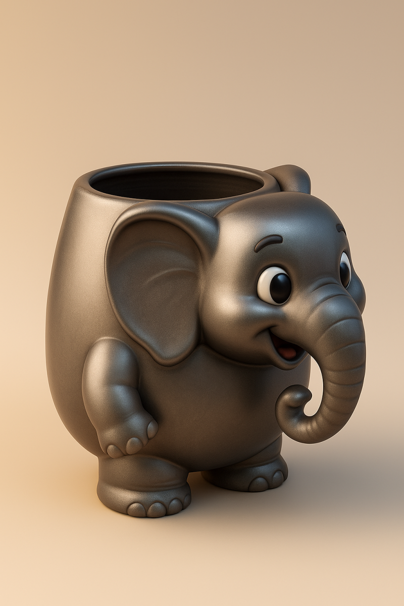 Elephant Holder Tabletop 3D 打印模型 .c4d .max .obj .3ds .fbx .stl .blend 