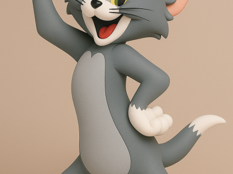 Tom from Tom and Jerry 3D प्रिंट मॉडल