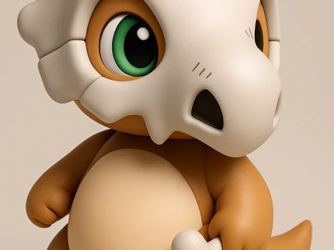 Pok&eacute;mon Cubone Modello di stampa 3D