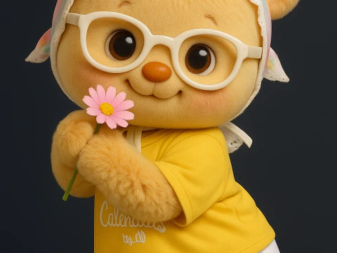 Ursinho de pel&uacute;cia Modelo de Impressão 3D