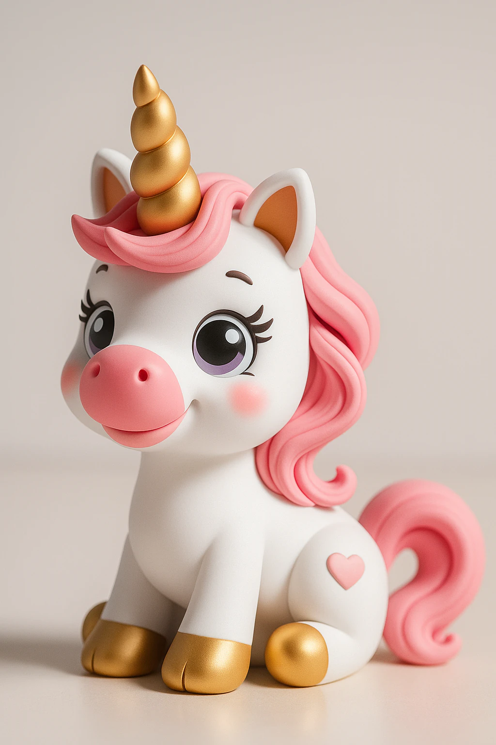 Unicorn 3D Print Model .c4d .max .obj .3ds .fbx .stl .blend 