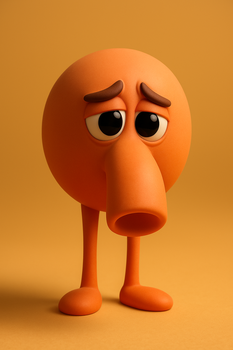 Qbert from Wreck It Ralph Model do druku 3D .c4d .max .obj .3ds .fbx .stl .blend