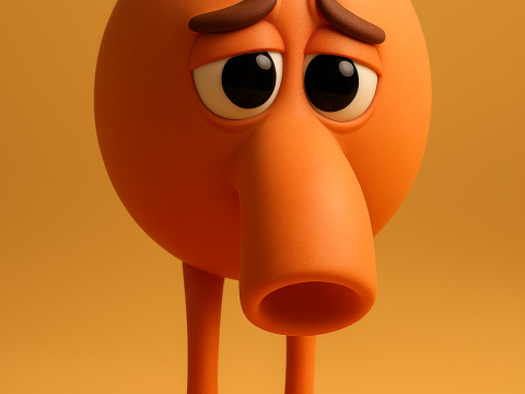 Qbert from Wreck It Ralph Model do druku 3D