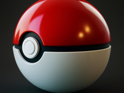 Pokeball Pokemon 3D Принт Модель